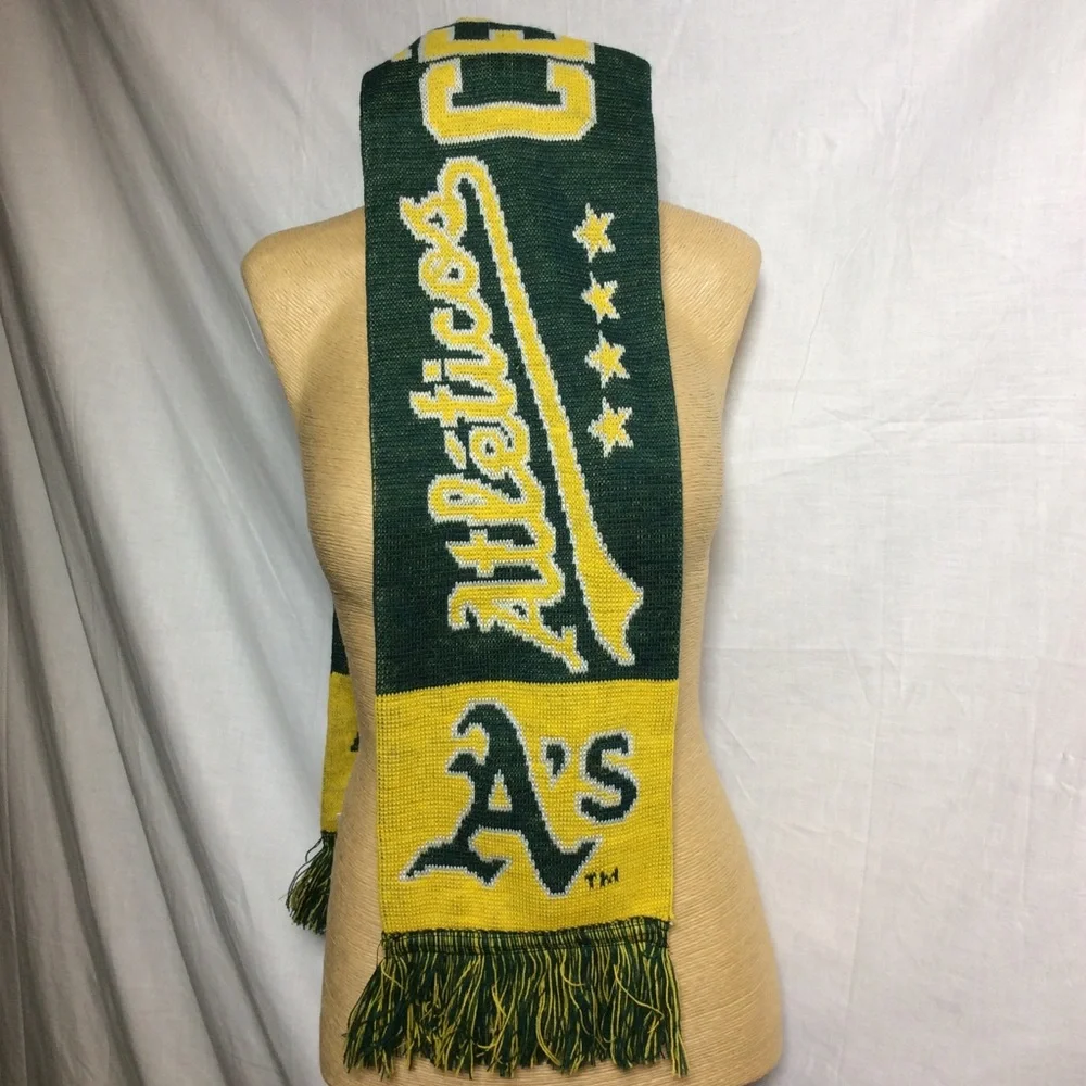 Oakland A’s Green/Yellow Cespedes #52 Unisex Scarf